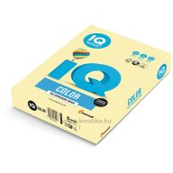   Fénymásolópapír, színes A/4 80 g, 500 lap/csomag IQ Color pasztell sárga