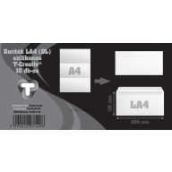 Boríték LA/4 szilikonos, bélésnyomott  T-Creativ