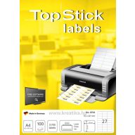 Etikett 70x32 mm 27 címke, 100 ív/doboz TopStick