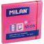 Öntapadó jegyzettömb 76x76 mm 100 lap Milan neon rózsaszín