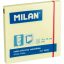 Öntapadó jegyzettömb 76x76 mm 100 lap Milan sárga