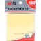 Öntapadó jegyzettömb 76x76 mm 100 lap M&G sárga