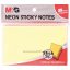 Öntapadó jegyzettömb 76x127 mm 4x25 lap M&G neon színek