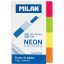 Jelölőcímke 50x20 mm 4x40 lap Milan "Neon" neon színek