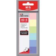 Jelölőcímke 20x50 mm 6x40 lap M&G pasztell színek