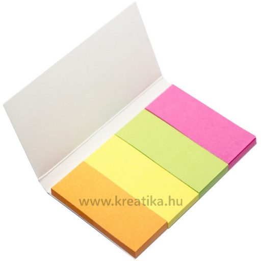 Jelölőcímke 20x50 mm 4x40 lap d.rect neon színek