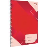 Spirálfüzet A/4 70 lapos, négyzetrácsos T-Creativ