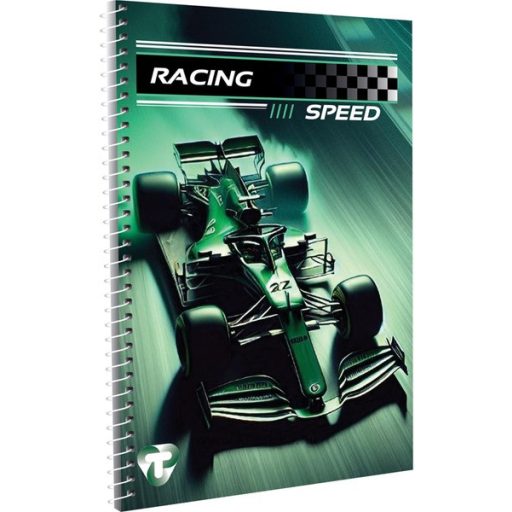 Spirálfüzet A/5 70 lapos, vonalas T-Creativ vegyes minta