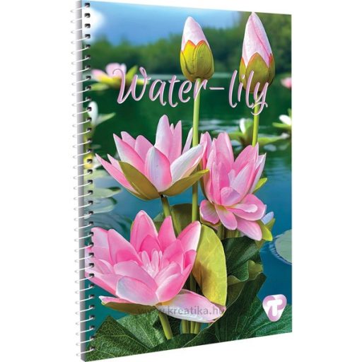 Spirálfüzet A/5 70 lapos, vonalas T-Creativ vegyes minta