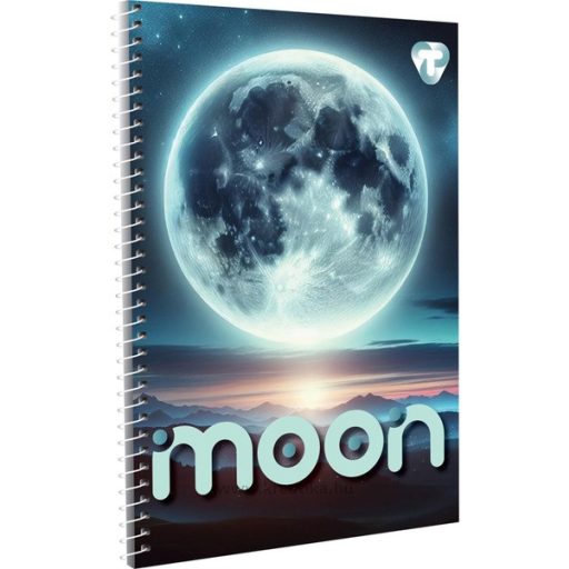 Spirálfüzet A/5 70 lapos, négyzetrácsos T-Creativ vegyes minta