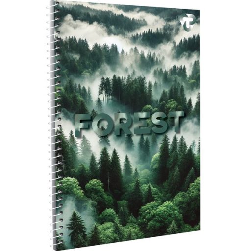 Spirálfüzet A/4 70 lapos, sima T-Creativ vegyes minta