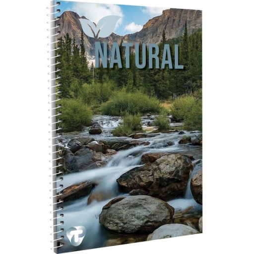 Spirálfüzet A/4 70 lapos, sima T-Creativ vegyes minta