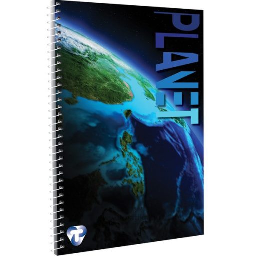 Spirálfüzet A/4 70 lapos, vonalas T-Creativ vegyes minta