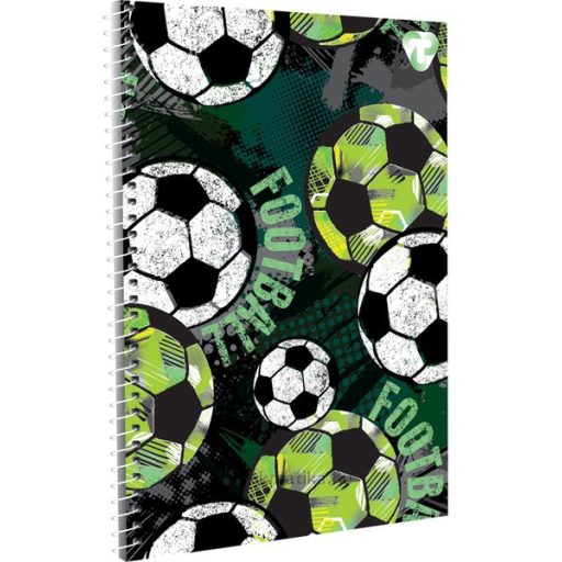 Spirálfüzet A/4 70 lapos, vonalas T-Creativ vegyes minta