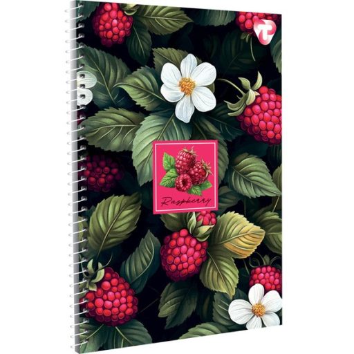 Spirálfüzet A/4 70 lapos, vonalas T-Creativ vegyes minta