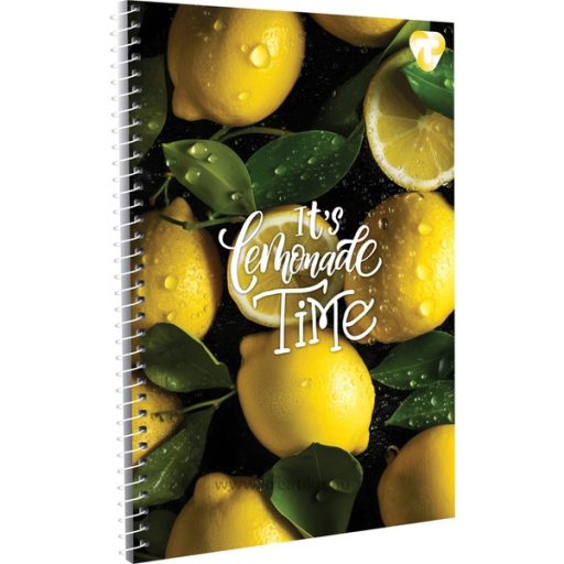 Spirálfüzet A/4 70 lapos, négyzetrácsos T-Creativ vegyes minta