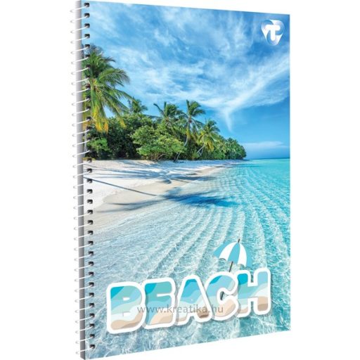 Spirálfüzet A/4 70 lapos, négyzetrácsos T-Creativ vegyes minta