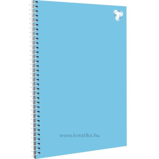 Spirálfüzet A/4 70 lapos, sima T-Creativ "Color