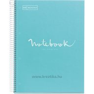   Spirálfüzet A/5 80 lapos, pontozott MQ "Emotions" égkék