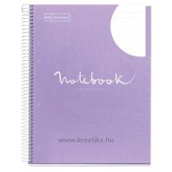   Spirálfüzet A/4 80 lapos, pontozott MQ "Emotions" lila