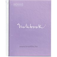   Spirálfüzet A/4 80 lapos, pontozott MQ "Emotions" levendula