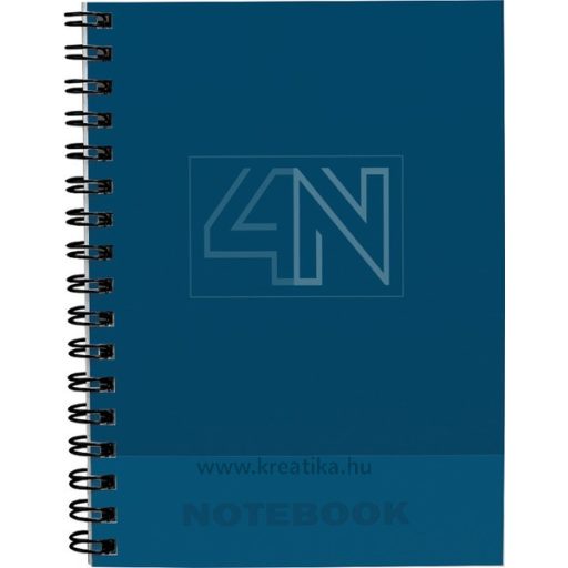 Spirálfüzet A/4 4x25 lapos, négyzetrácsos T-Creativ "Notebook 4
