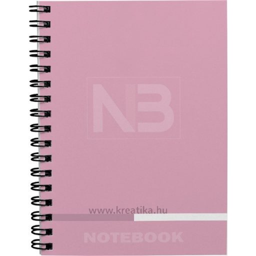 Spirálfüzet A/4 110 lapos, vonalas-négyzetrácsos T-Creativ "Notebook 3" vegyes színek