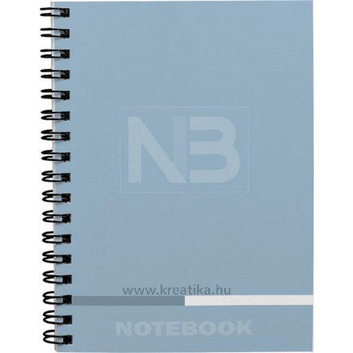 Spirálfüzet A/4 110 lapos, vonalas-négyzetrácsos T-Creativ "Notebook 3" vegyes színek