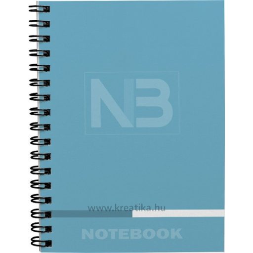 Spirálfüzet A/5 110 lapos, vonalas-négyzetrácsos T-Creativ "Notebook 3" vegyes színek