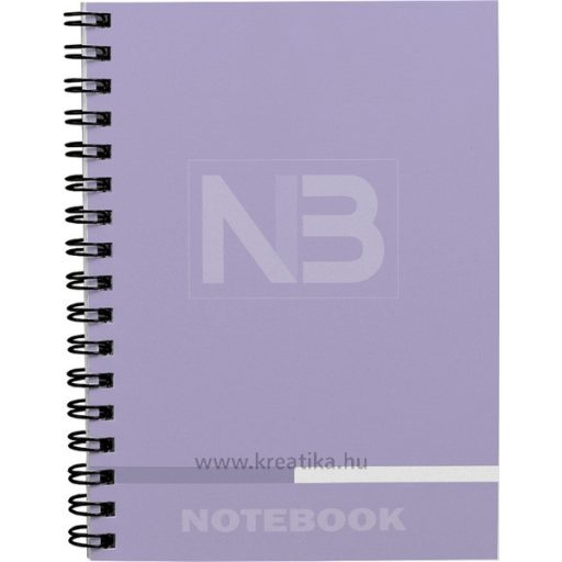 Spirálfüzet A/5 110 lapos, vonalas-négyzetrácsos T-Creativ "Notebook 3" vegyes színek