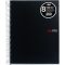 Spirálfüzet A/4 8x25 lapos, vonalas MQ "Notebook" 8 fekete