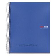   Spirálfüzet A/7 100 lapos, négyzetrácsos MQ "Notebook" 4 kék