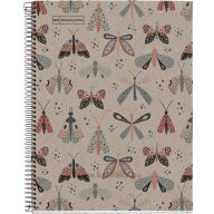   Spirálfüzet A/4 80 lapos, négyzetrácsos, újrahasznosított MQ "ECO" Butterfly
