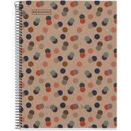   Spirálfüzet A/4 80 lapos, sima, újrahasznosított MQ "ECO" Confetti