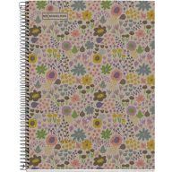   Spirálfüzet A/4 80 lapos, négyzetrácsos, újrahasznosított MQ "ECO" Flowers