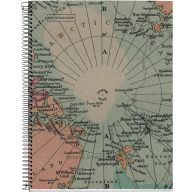   Spirálfüzet A/4 80 lapos, négyzetrácsos, újrahasznosított MQ "ECO" Maps