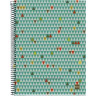   Spirálfüzet A/5 4x30 lapos, négyzetrácsos, újrahasznosított MQ "ECO" Triangles