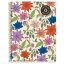 Spirálfüzet A/4 4x30 lapos, négyzetrácsos, újrahasznosított MQ "ECO" Vintage Lily