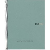   Spirálfüzet A/5 4x30 lapos, vonalas, újrahasznosított MQ "ECO" Blue