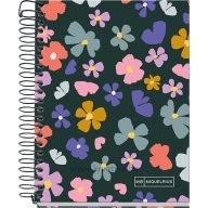   Spirálfüzet A/6 4x30 lapos, négyzetrácsos MQ "Spring Night