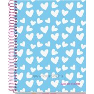   Spirálfüzet A/5 4x30 lapos, négyzetrácsos MQ "Combi" Agatha Ruiz