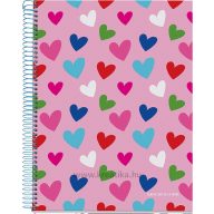   Spirálfüzet A/4 4x30 lapos, vonalas MQ "Combi" Agatha Ruiz