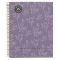 Spirálfüzet A/5 4x30 lapos, vonalas MQ "Garden" Purple