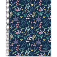   Spirálfüzet A/4 4x30 lapos, négyzetrácsos MQ "Jungle