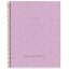 Spirálfüzet A/4 4x30 lapos, négyzetrácsos MQ "Serendipity" Mallorca mályva