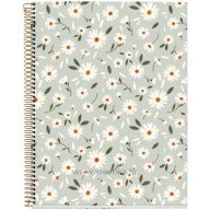   Spirálfüzet A/4 4x30 lapos, vonalas MQ "Spring" pasztell zöld