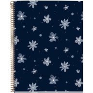   Spirálfüzet A/4 4x30 lapos, vonalas MQ "Sparkless" sötétkék