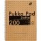 Spirálfüzet A/4 100 lapos, vonalas Pukka Pad "Jotta Pad" Kraft