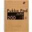 Spirálfüzet A/4 100 lapos, vonalas Pukka Pad "Jotta Pad" Kraft