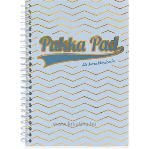 Spirálfüzet A/5 100 lapos vonalas Pukka Pad "Jotta Pad" Haze